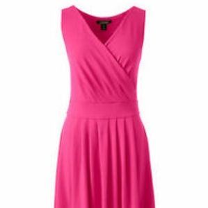 Land's End Banded Fit and Flare Dress 2x